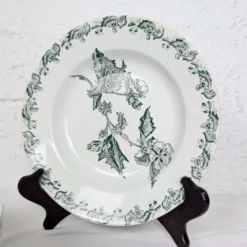 6 assiettes creuses Richelieu - Saint-Amand