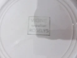 4 assiettes creuses Roselys modèle Vigne 211248