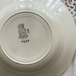 6 assiettes creuses Saint Amand