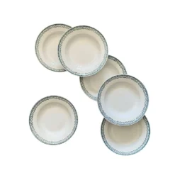 6 assiettes creuses Saint Amand