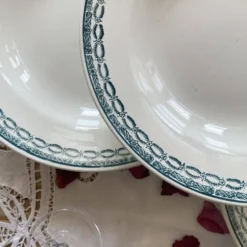 6 assiettes creuses Saint Amand