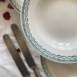 6 assiettes creuses Saint Amand