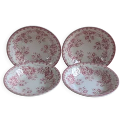 4 assiettes creuses Sarreguemines