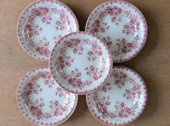 5 assiettes creuses Sarreguemines