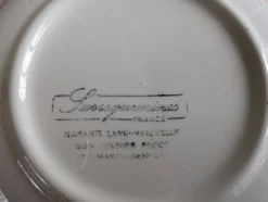 5 assiettes creuses Sarreguemines