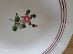 4 assiettes creuses Sarreguemines