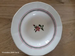 4 assiettes creuses Sarreguemines