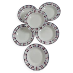 Assiettes creuses Sarreguemines Poitou