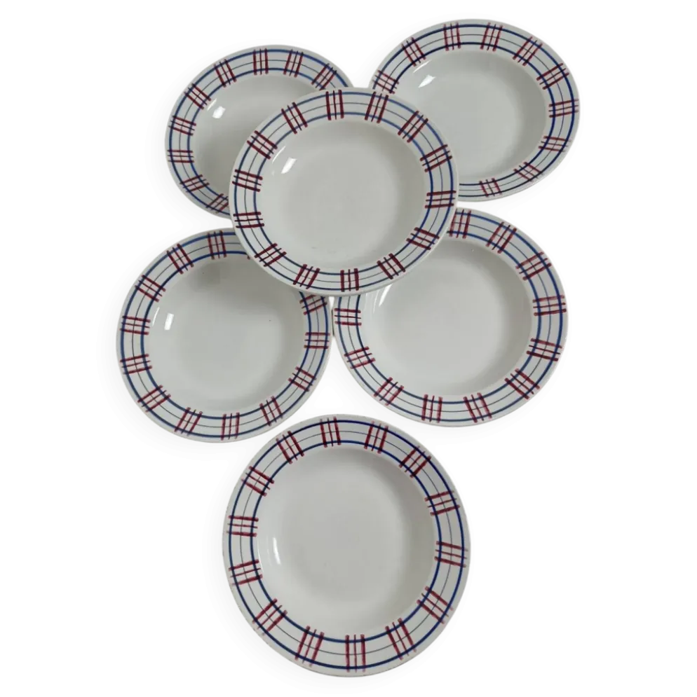 Assiettes creuses Sarreguemines Poitou