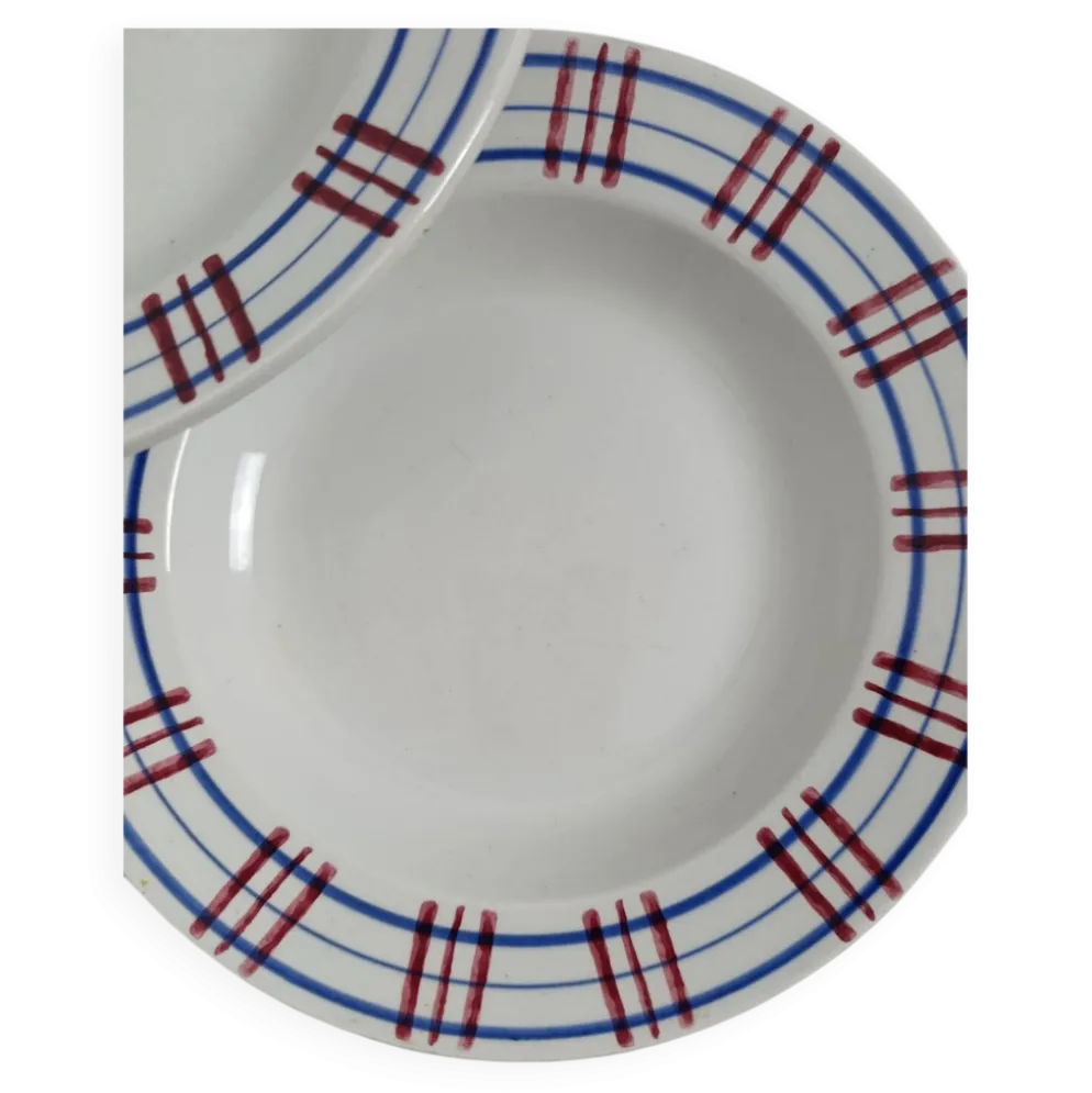 Assiettes creuses Sarreguemines Poitou
