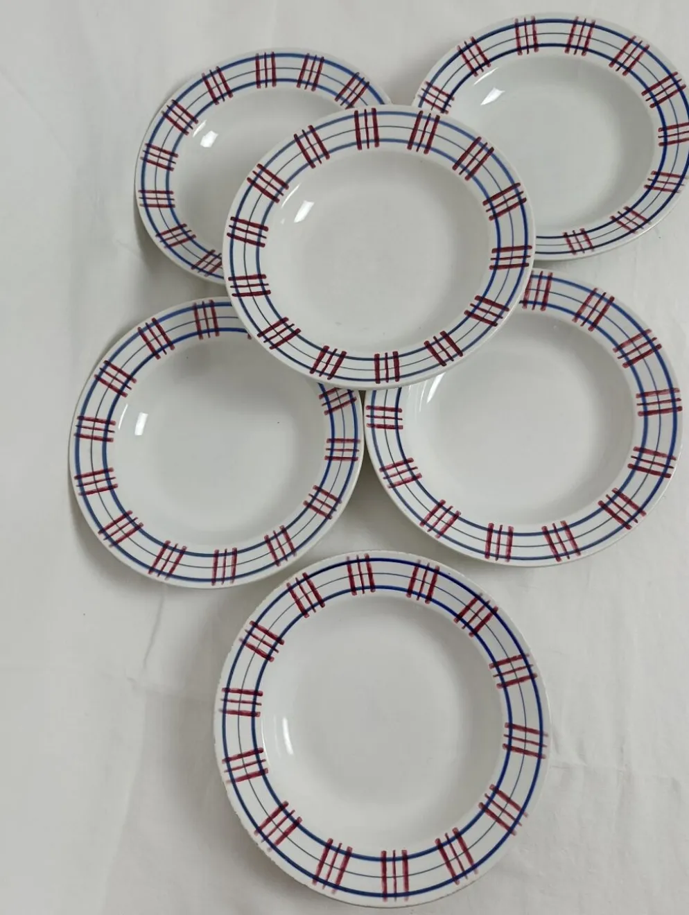 Assiettes creuses Sarreguemines Poitou