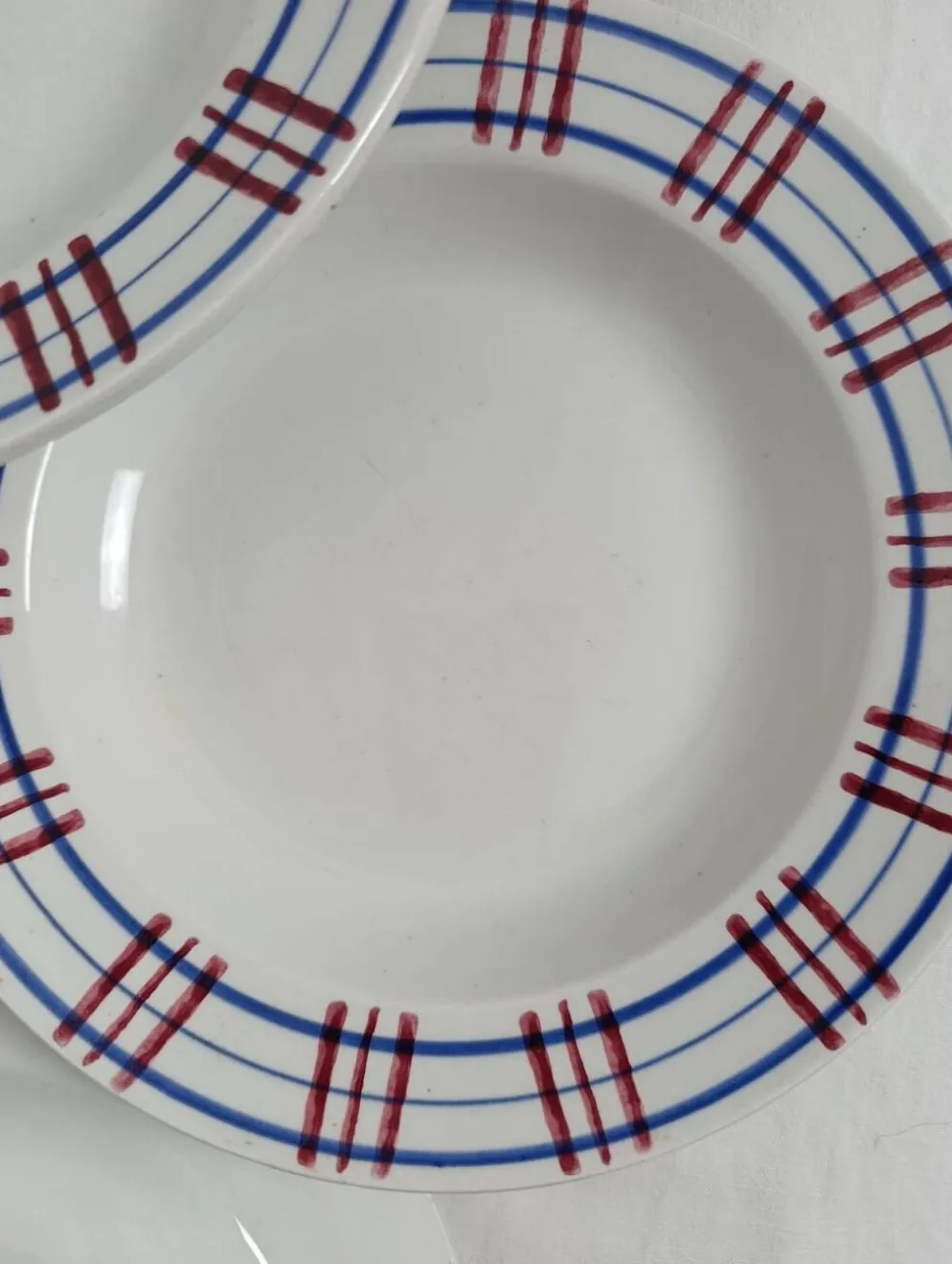 Assiettes creuses Sarreguemines Poitou
