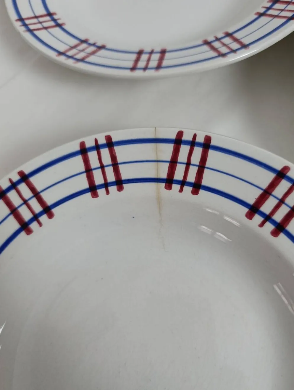 Assiettes creuses Sarreguemines Poitou