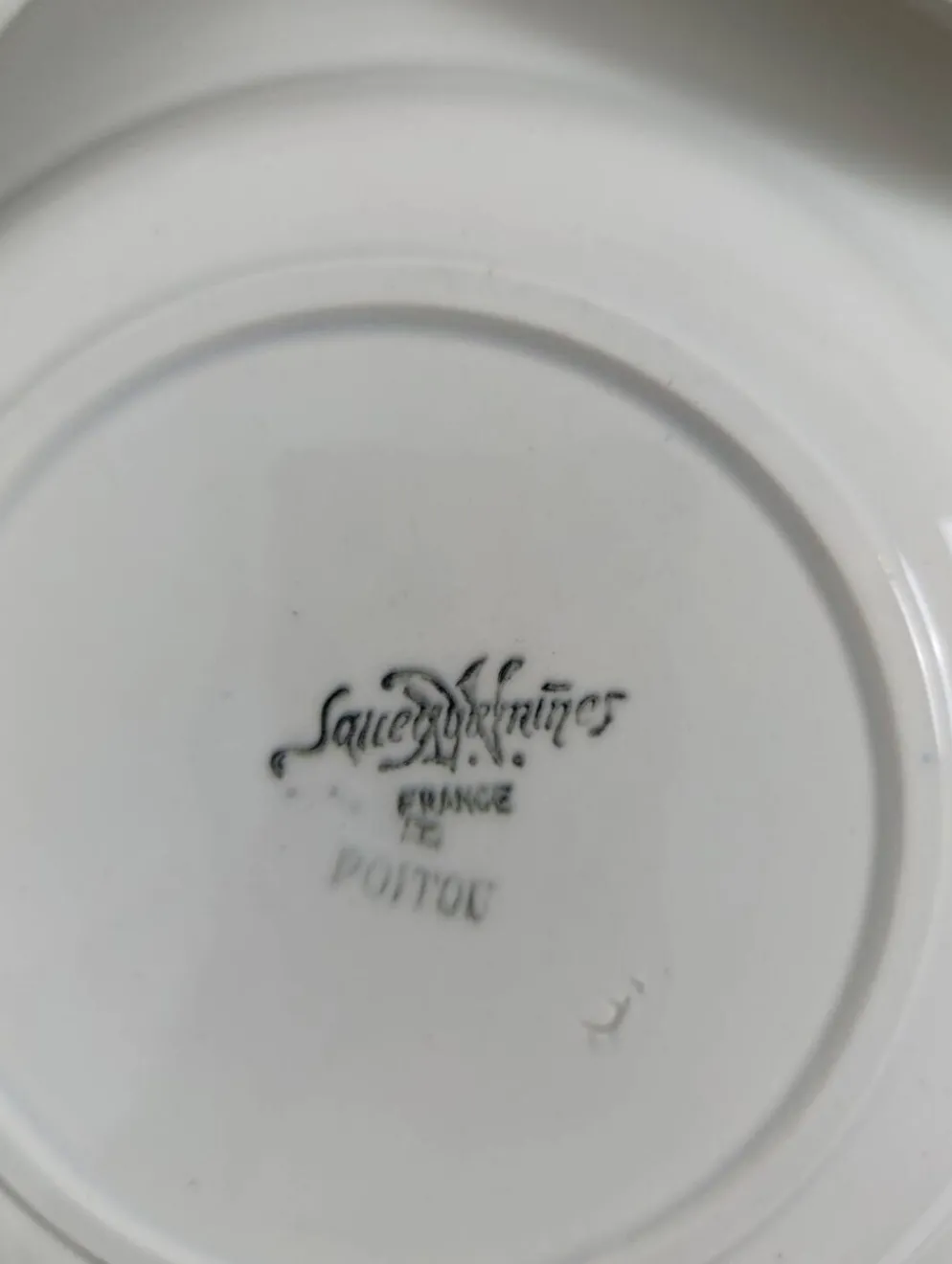 Assiettes creuses Sarreguemines Poitou