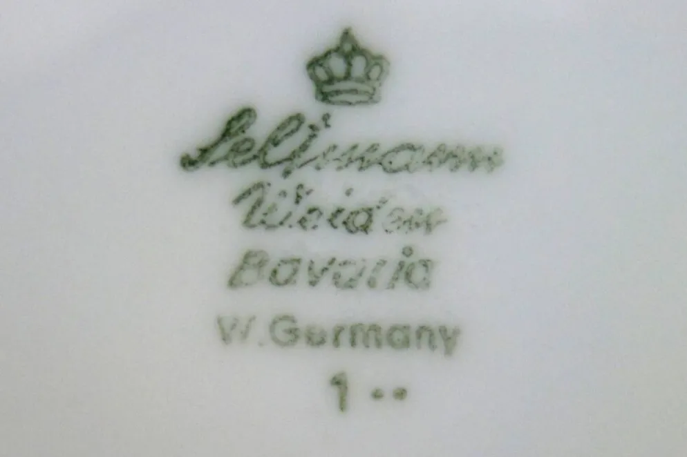 8 Assiettes Creuses Seltmann Weiden West Germany 70's