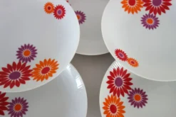 8 Assiettes Creuses Seltmann Weiden West Germany 70's