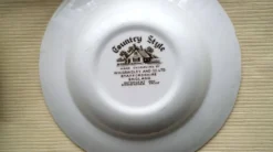 6 Assiettes creuses Staffordshire Modèle Country Style