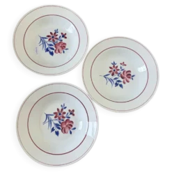 3 assiettes creuses St Amand, France 191134