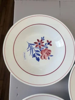 3 assiettes creuses St Amand, France 191134