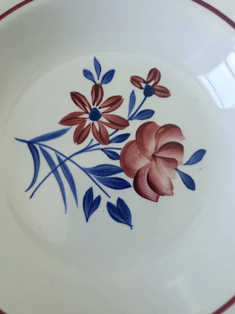 3 assiettes creuses St Amand, France 191134
