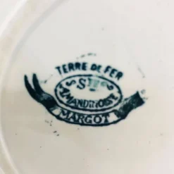 4 Assiettes creuses “St-Amandinoise " Modèle « Margot»