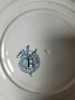 4 assiettes creuses St Anonyme Moulin des Loups