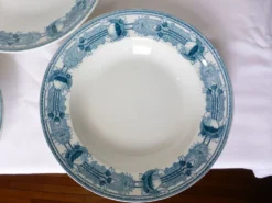 3 assiettes creuses vintage CM&C modèle Massena 220624