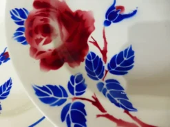 4 assiettes creuses vintage de K&G Luneville modèle Chantal 220516