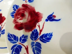 4 assiettes creuses vintage de K&G Luneville modèle Chantal 220516