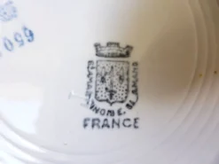 4 assiettes creuses vintage de St Amand 220643