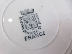 4 assiettes creuses vintage de St Amand 220625