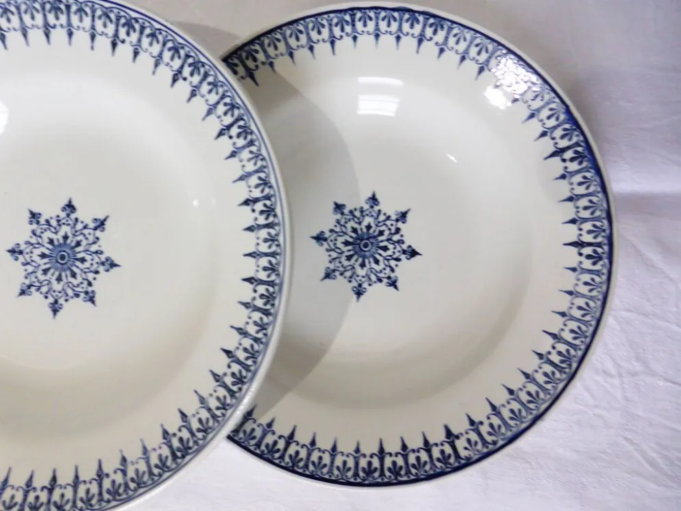3 assiettes creuses vintage de St Amand modèle Primax 211255