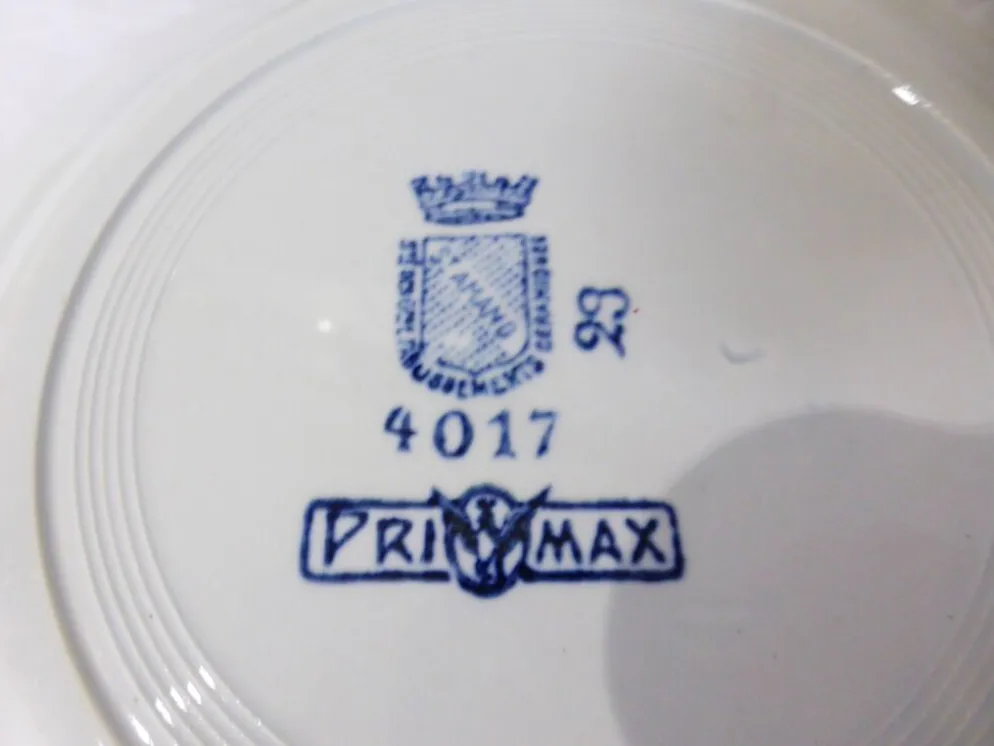 3 assiettes creuses vintage de St Amand modèle Primax 211255