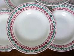 6 assiettes creuses vintage de Céranord St Amand 220505