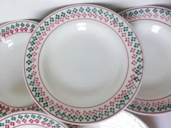 6 assiettes creuses vintage de Céranord St Amand 220505