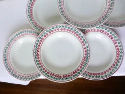 6 assiettes creuses vintage de Céranord St Amand 220505