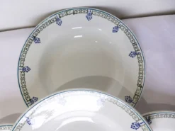 4 assiettes creuses vintage de St Amand 211239