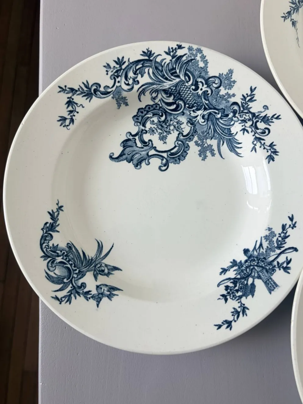 3 assiettes creuses vintage de BFK modèle Regent 220522