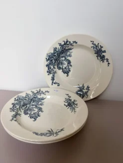 3 assiettes creuses vintage de BFK modèle Regent 220522