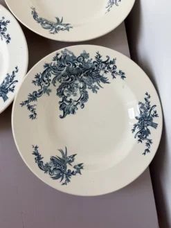 3 assiettes creuses vintage de BFK modèle Regent 220522