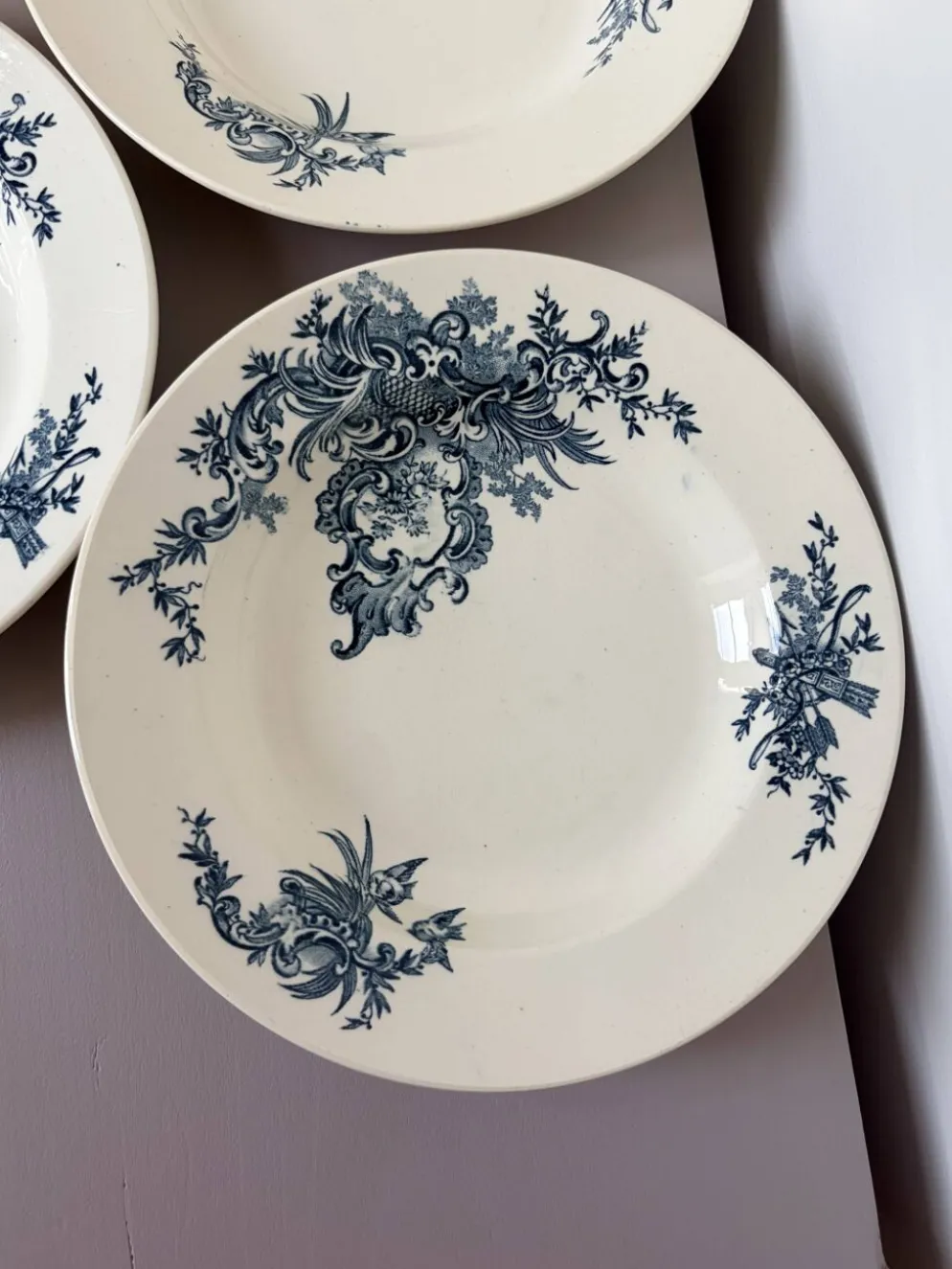 3 assiettes creuses vintage de BFK modèle Regent 220522