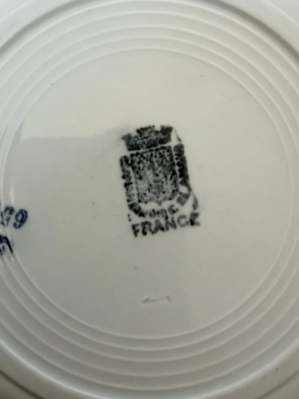 3 assiettes creuses vintage de St Amand 220645