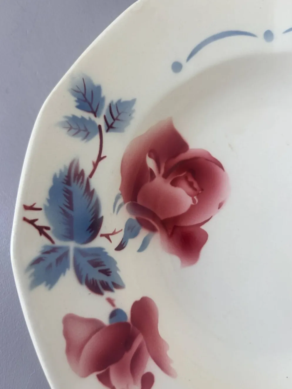 2 assiettes creuses vintage de Digoin Sarreguemines 2107128