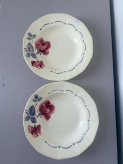2 assiettes creuses vintage de Digoin Sarreguemines 2107128