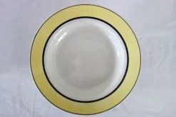 6 assiettes creuses vintage faïence de Badonviller