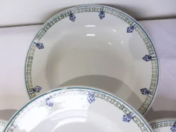 4 assiettes creuses vintage St Amand 211259