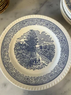 6 assiettes D’Antan