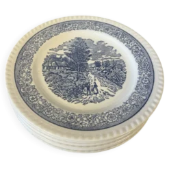 6 assiettes D’Antan