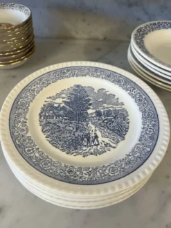 6 assiettes D’Antan
