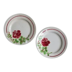 2 assiettes de Lunéville